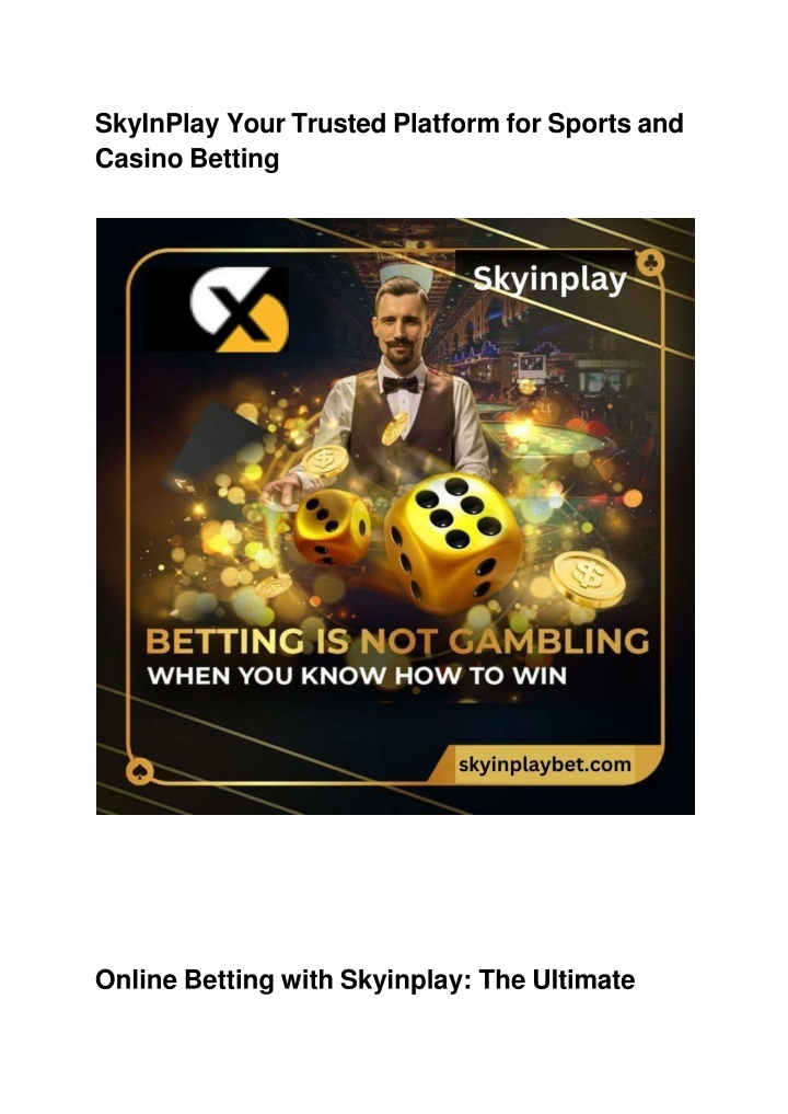 skyinplay your trusted platform for sports