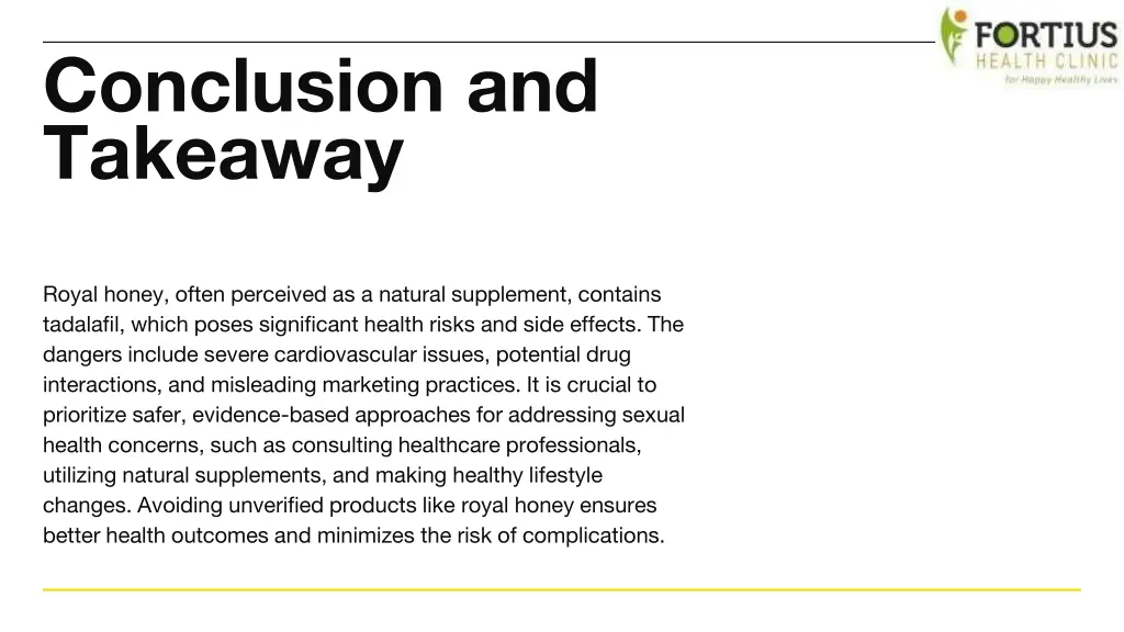 conclusion and takeaway