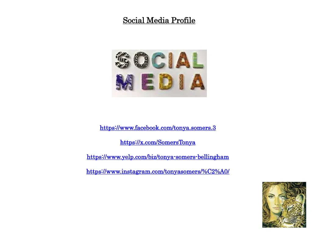 social media profile social media profile