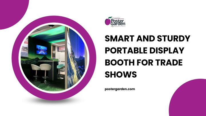 smart and sturdy portable display booth for trade