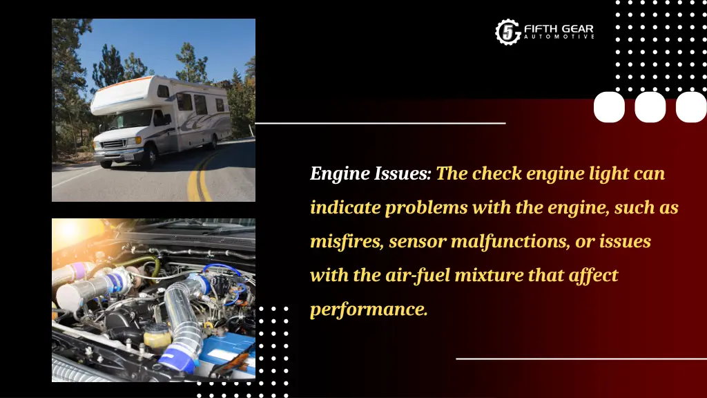 engine issues the check engine light can