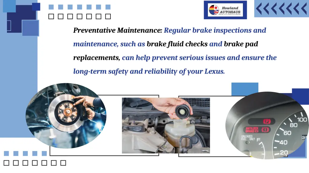 preventative maintenance regular brake