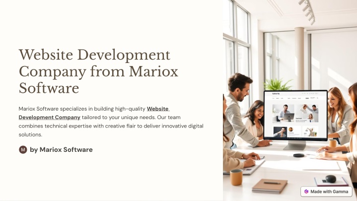 website development company from mariox software