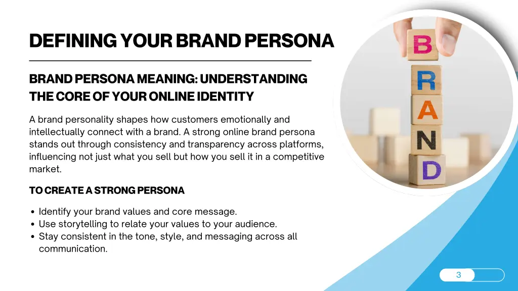 defining your brand persona