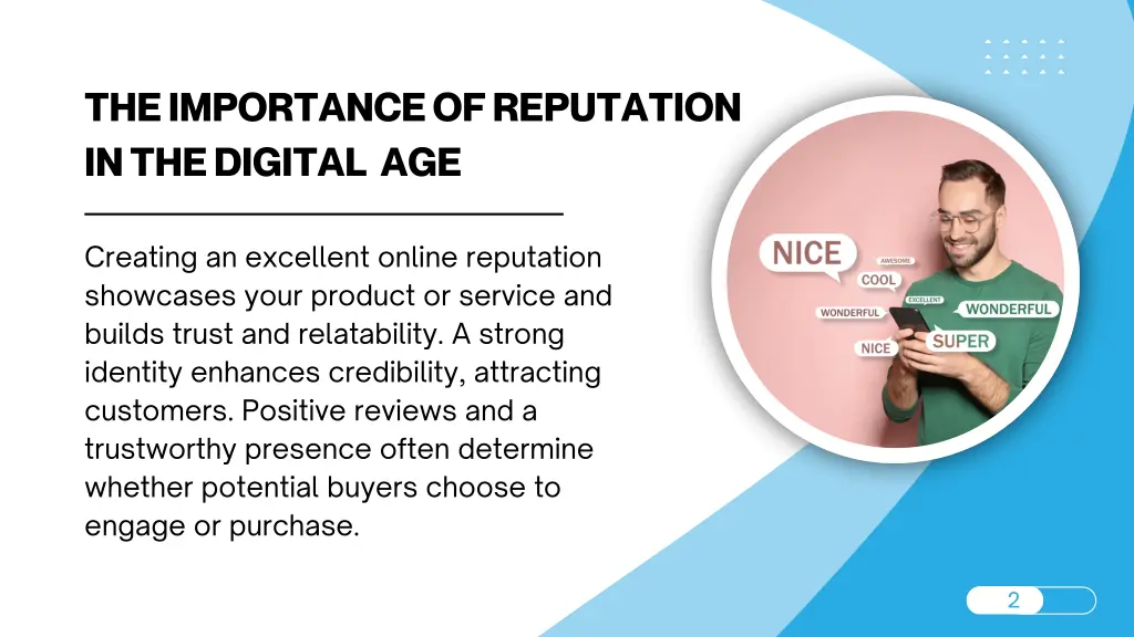 the importance of reputation in the digital age