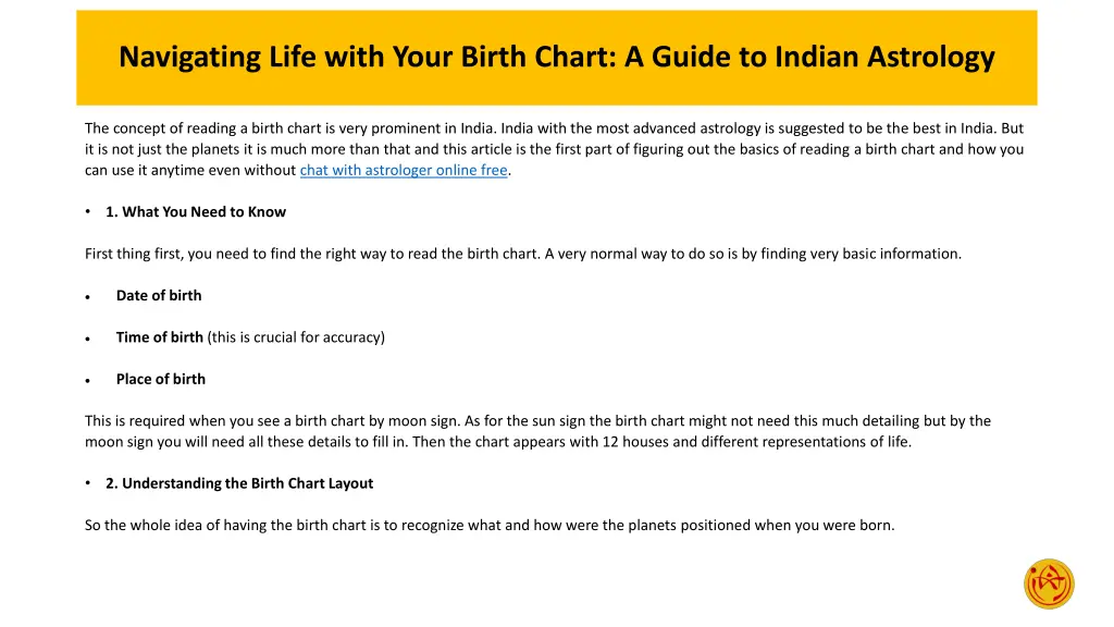 navigating life with your birth chart a guide 1
