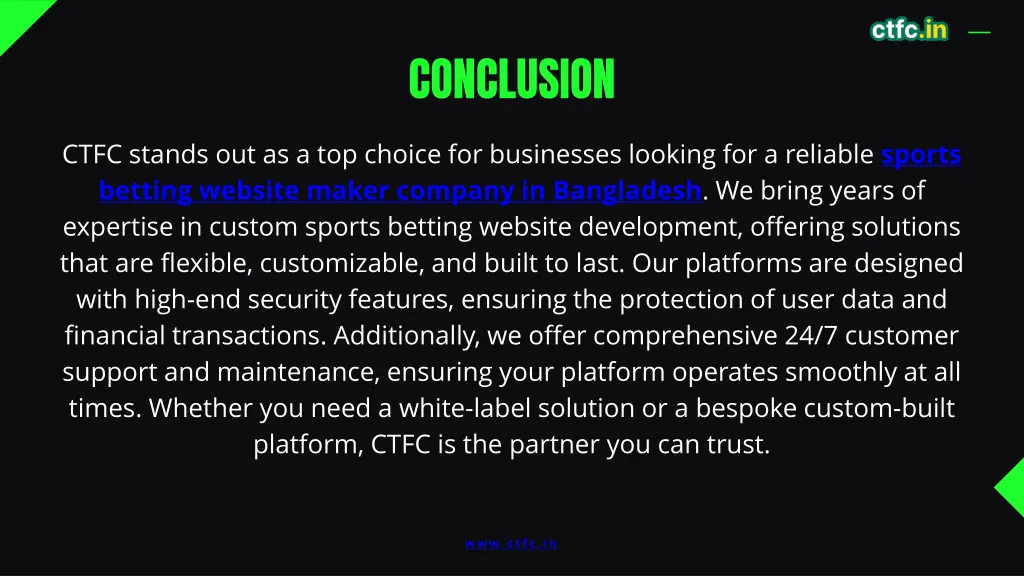 conclusion