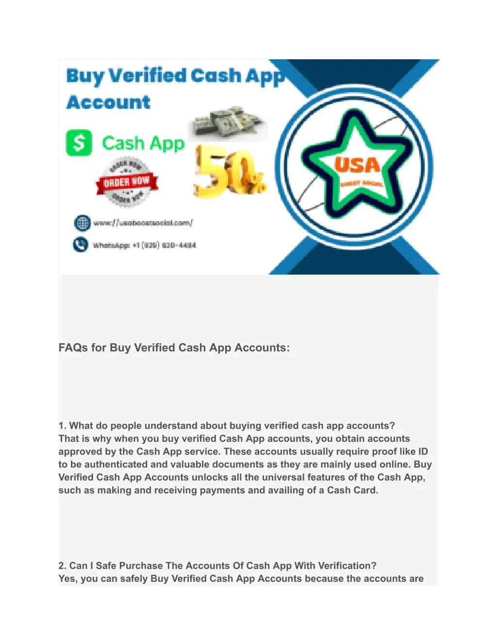 faqs for buy verified cash app accounts