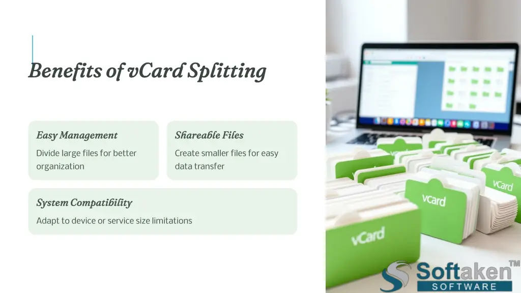benefits of vcard splitting benefits of vcard