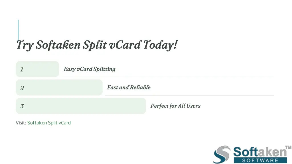 try softaken split vcard today try softaken split