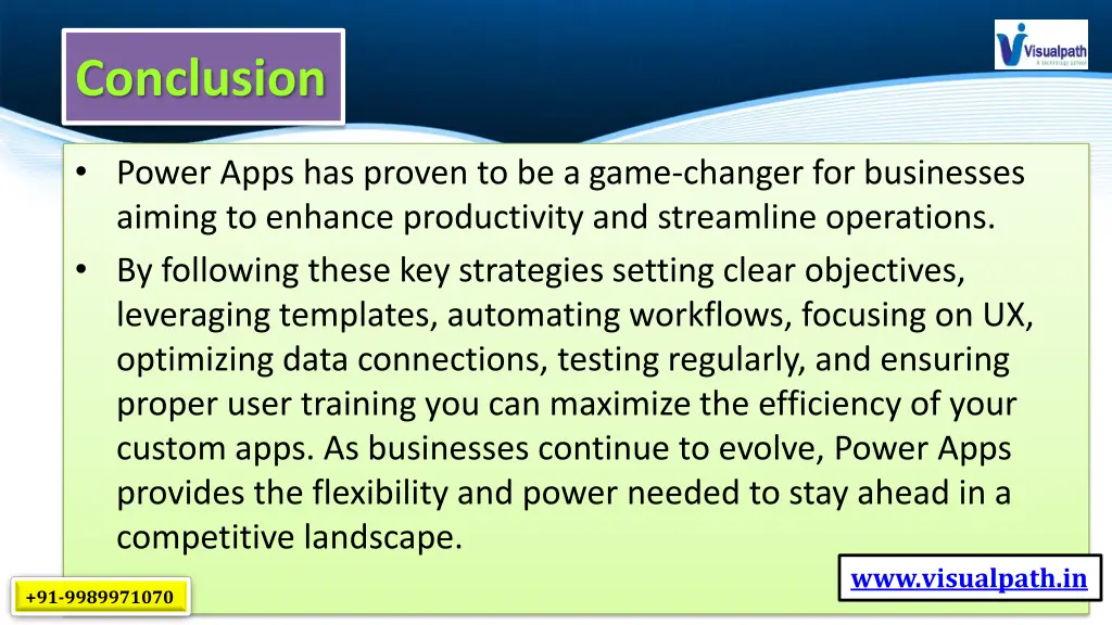 conclusion