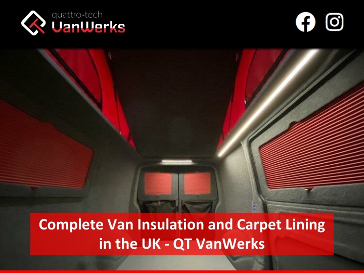 complete van insulation and carpet lining