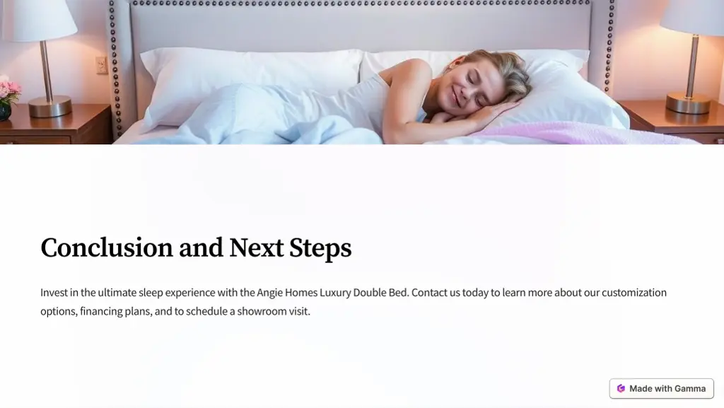 conclusion and next steps