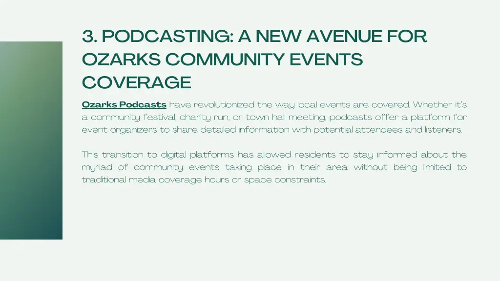 3 podcasting a new avenue for ozarks community