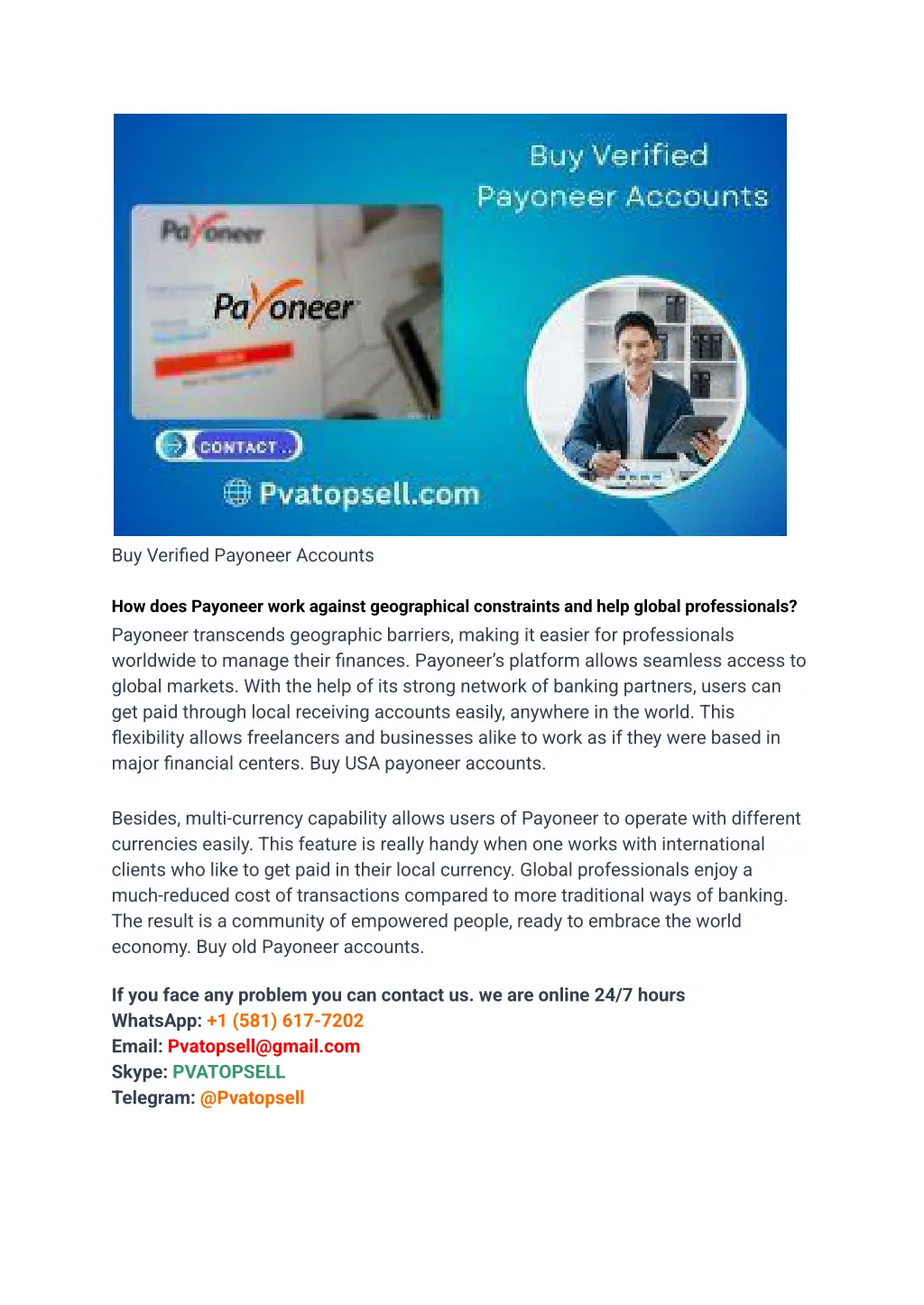 buy verified payoneer accounts 1