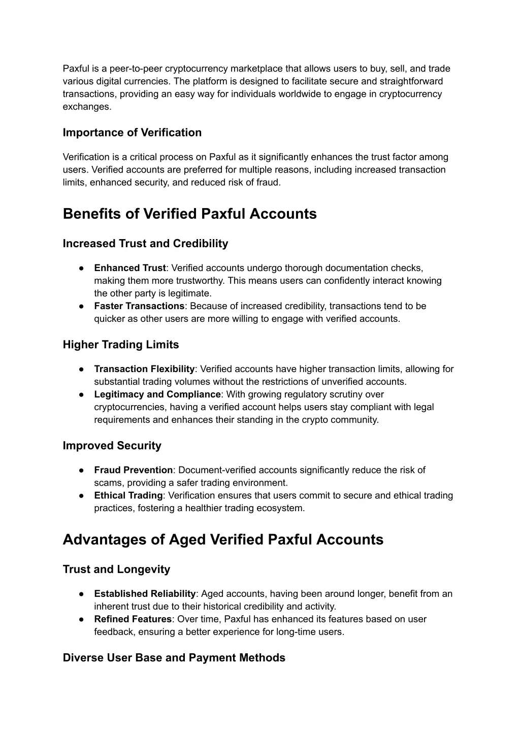 paxful is a peer to peer cryptocurrency