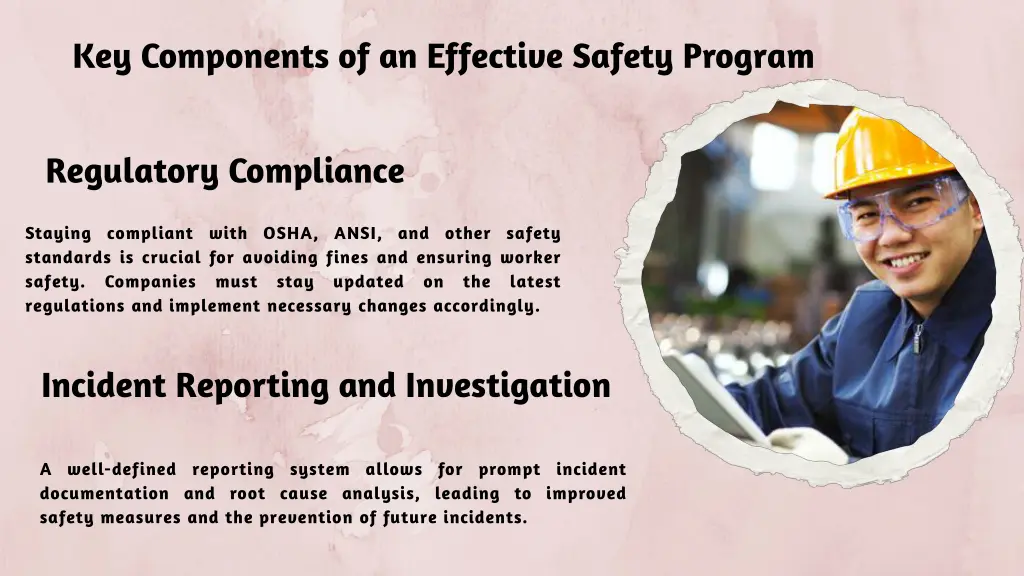 key components of an effective safety program