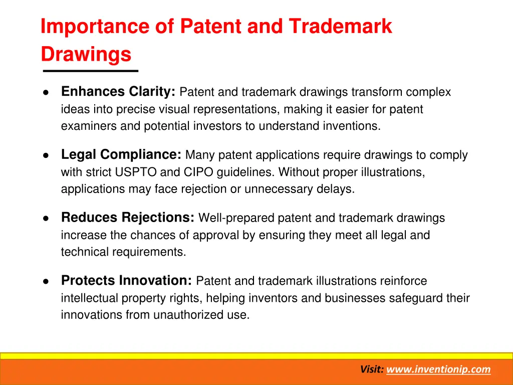 importance of patent and trademark drawings