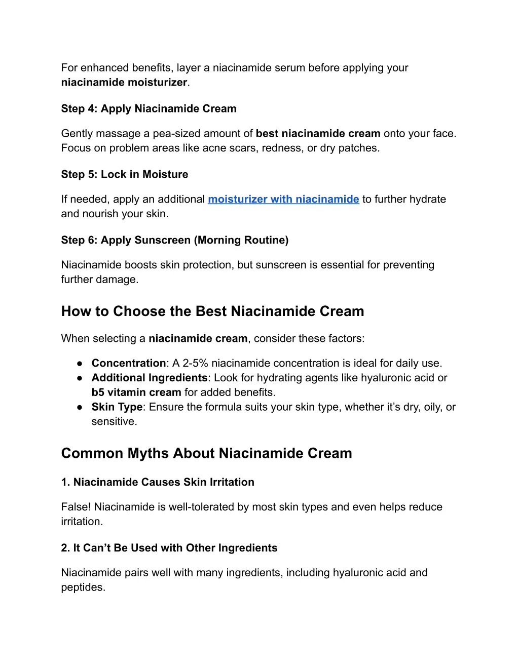 for enhanced benefits layer a niacinamide serum