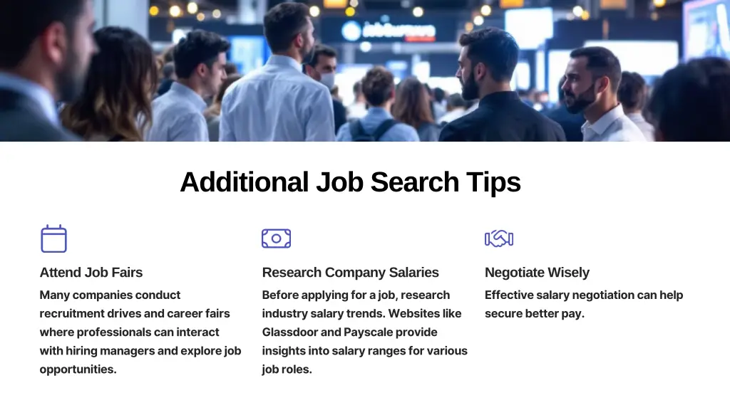 additional job search tips