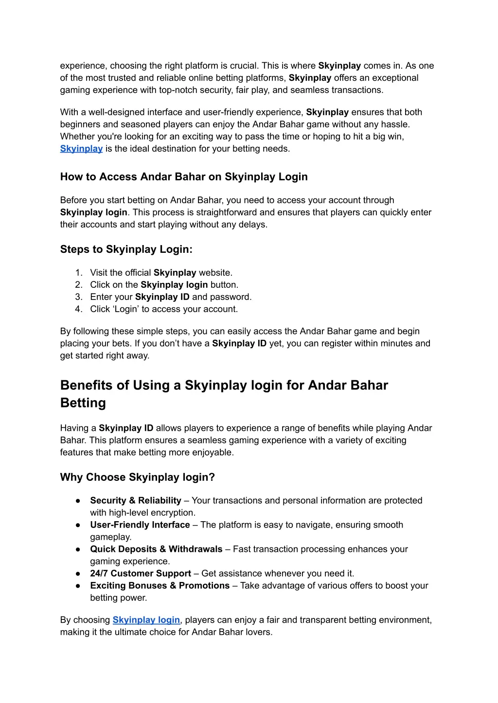 experience choosing the right platform is crucial