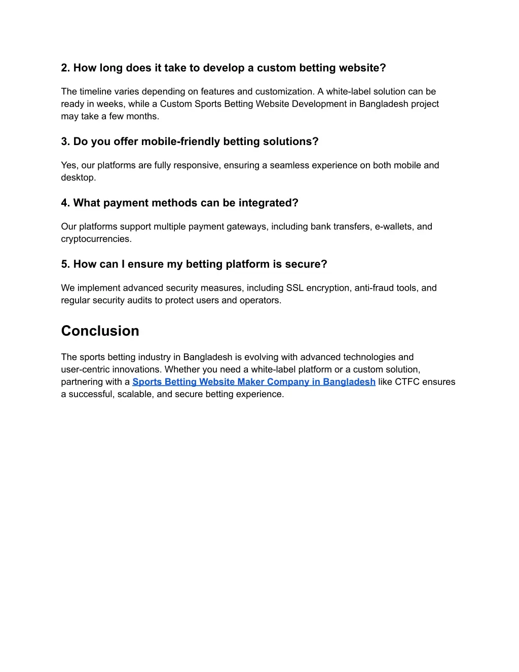2 how long does it take to develop a custom