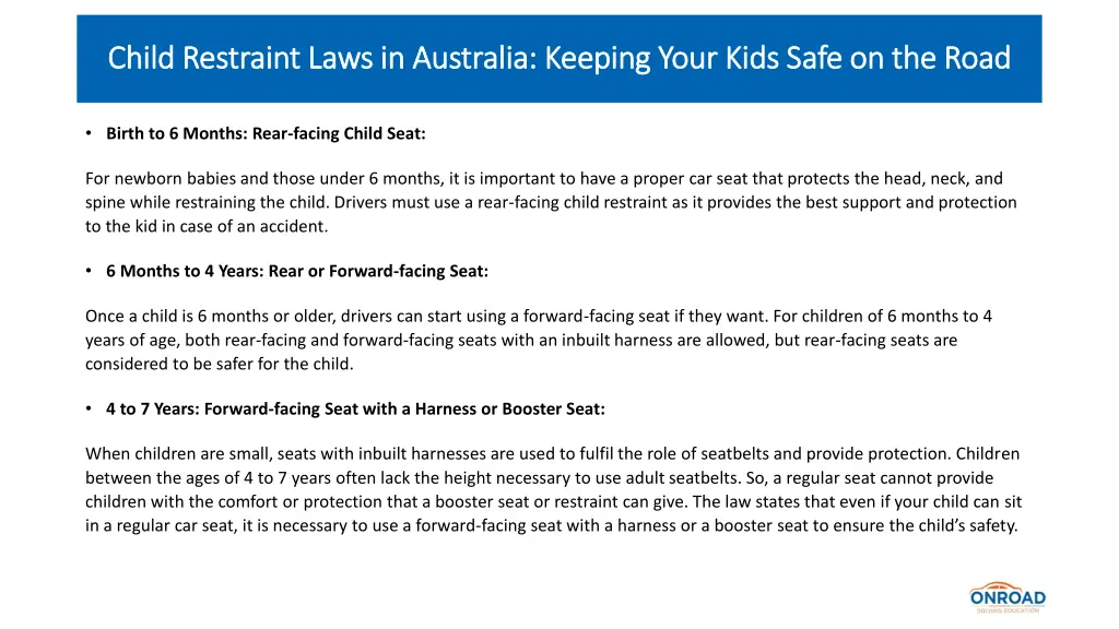 child restraint laws in australia keeping your 2