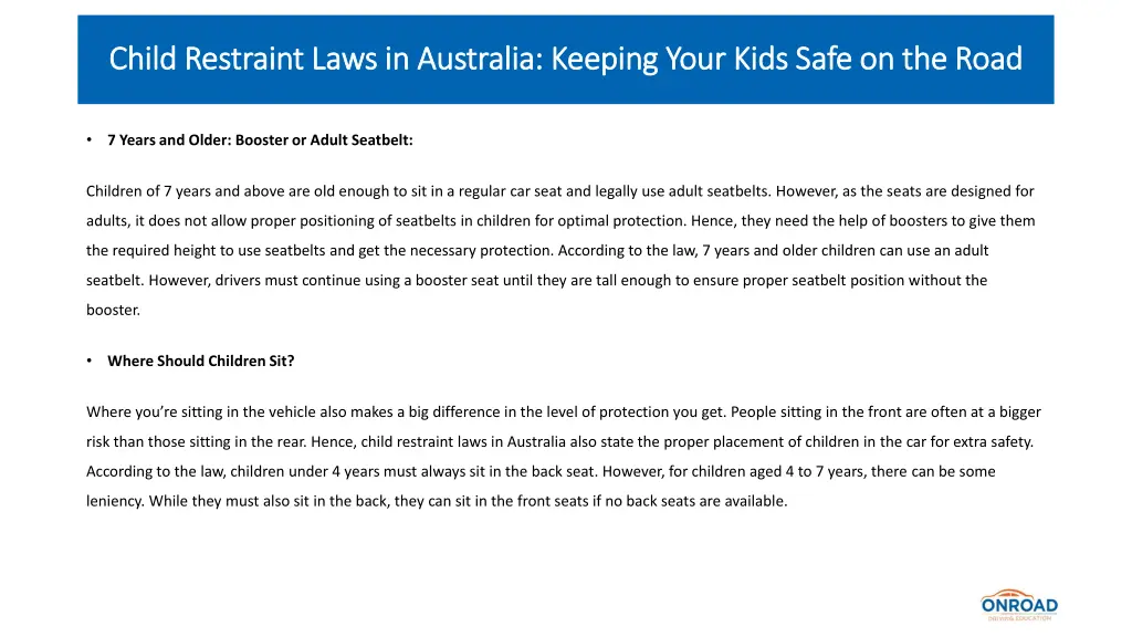 child restraint laws in australia keeping your 3
