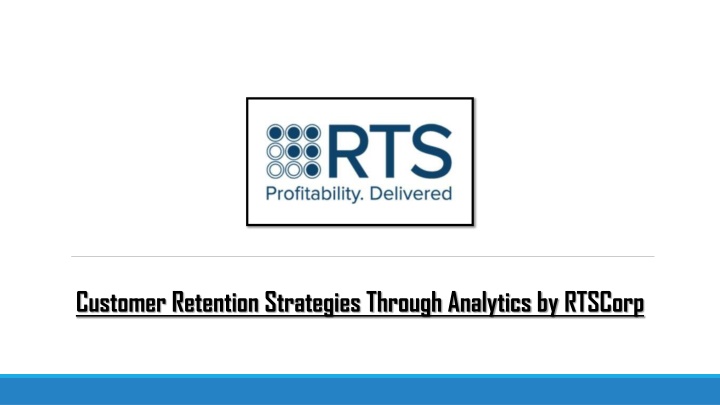 customer retention strategies through analytics