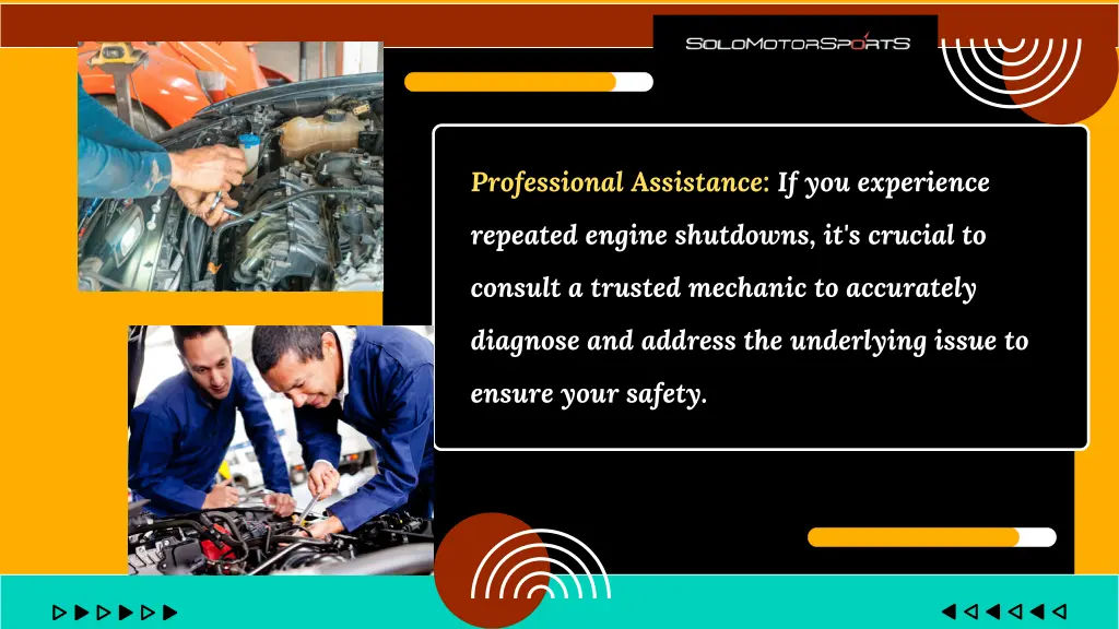 professional assistance if you experience
