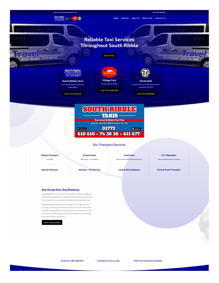email info@southribbletaxis co uk