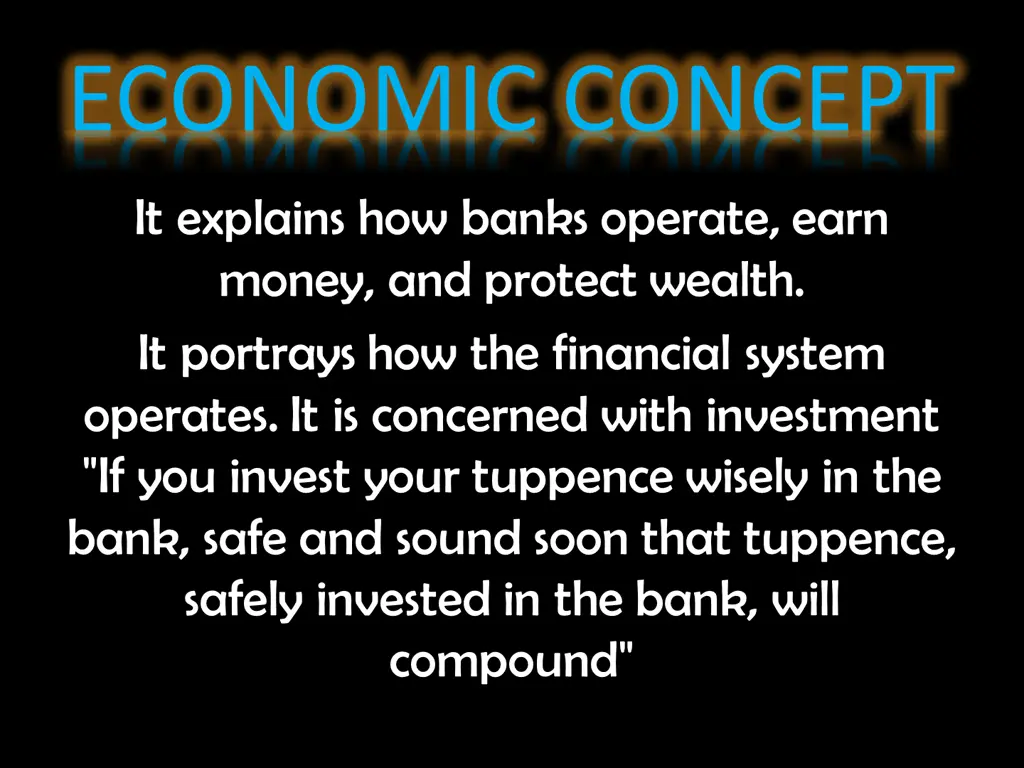 economic concept