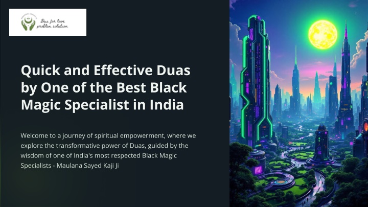 quick and effective duas by one of the best black