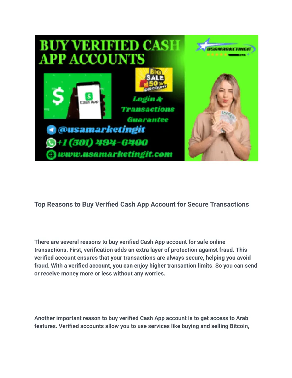 top reasons to buy verified cash app account