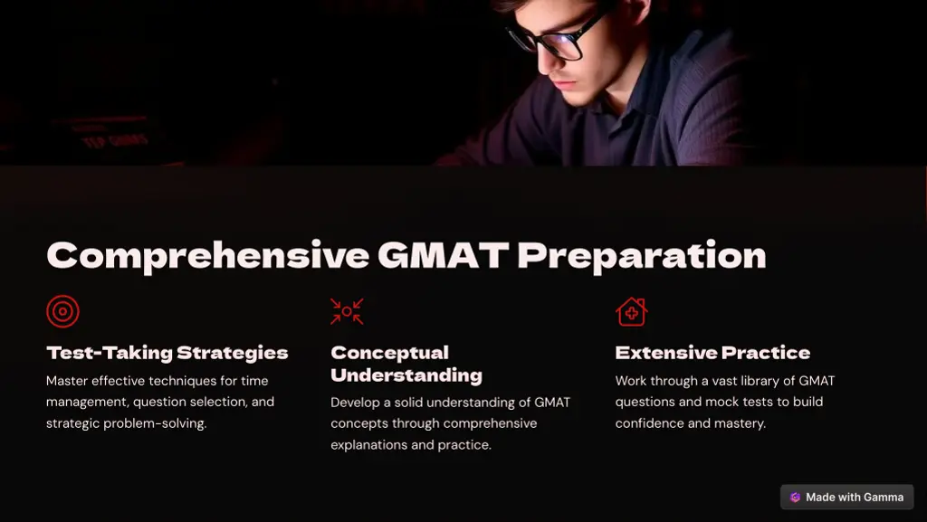 comprehensive gmat preparation