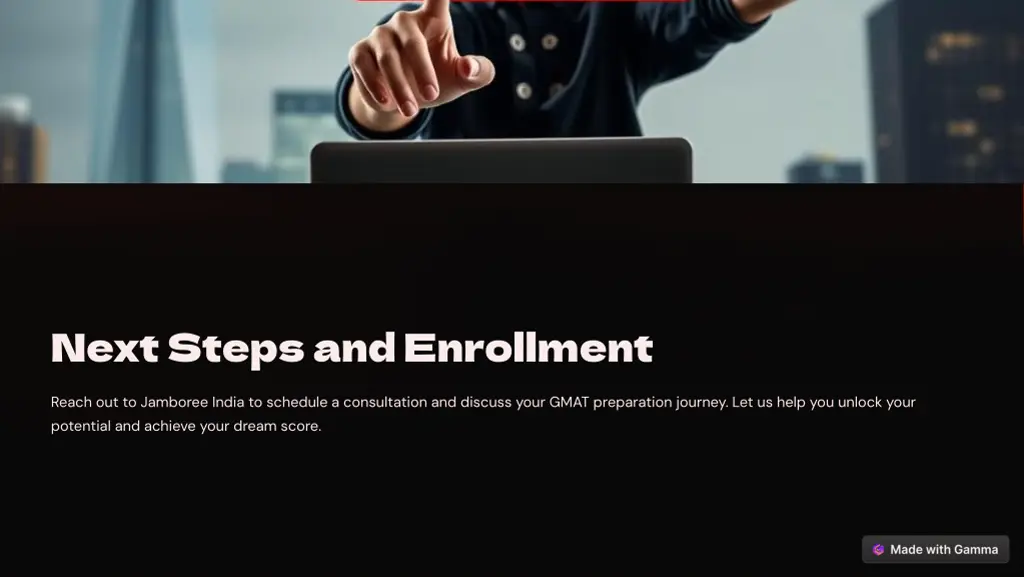 next steps and enrollment