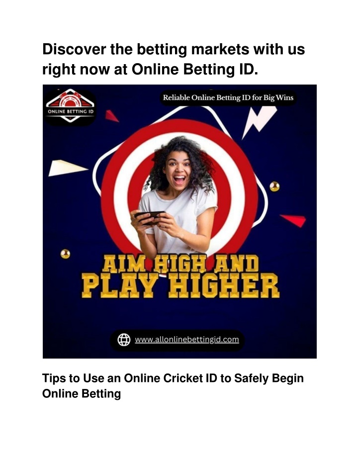 discover the betting markets with us right