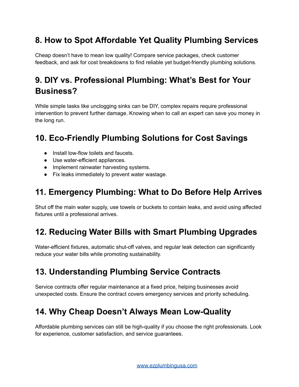 8 how to spot affordable yet quality plumbing