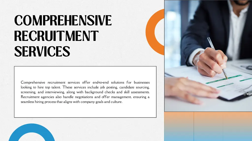 comprehensive recruitment services