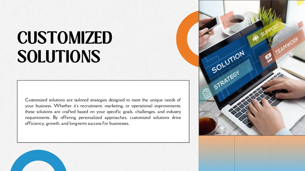 customized solutions