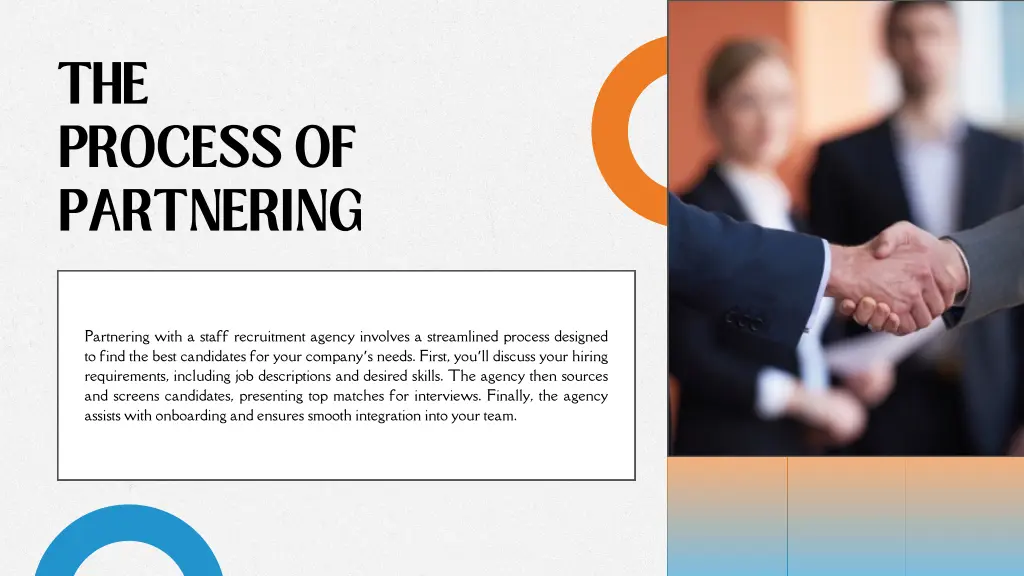 the process of partnering