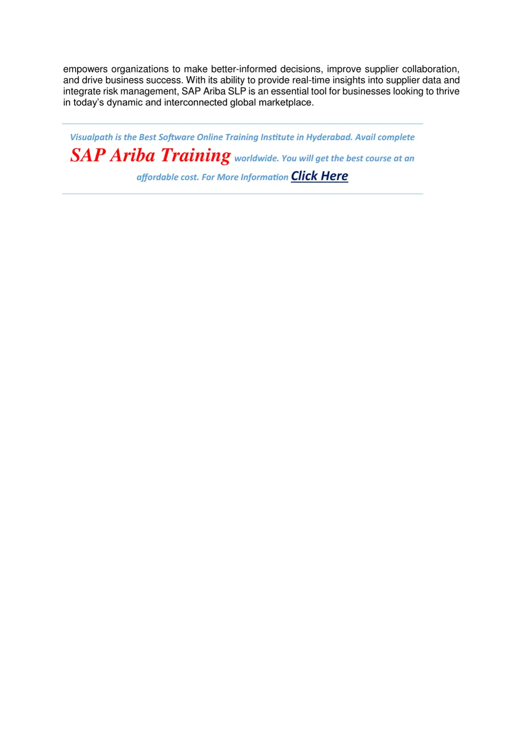 empowers organizations to make better informed