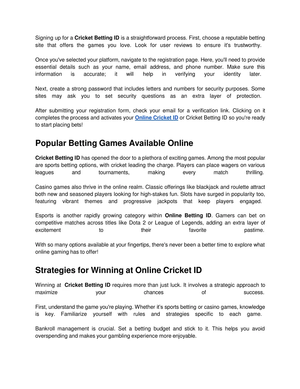 signing up for a cricket betting