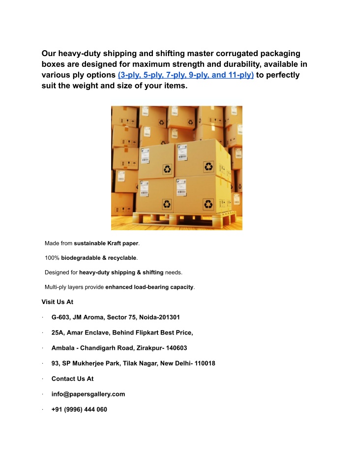 our heavy duty shipping and shifting master