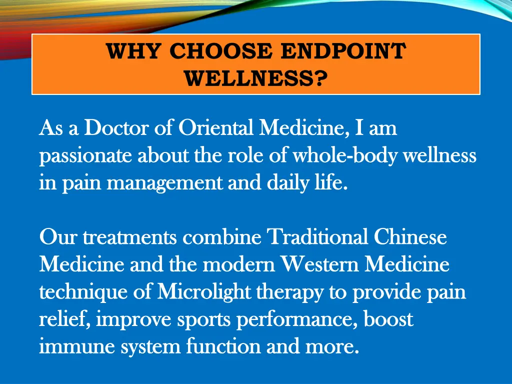why choose endpoint wellness
