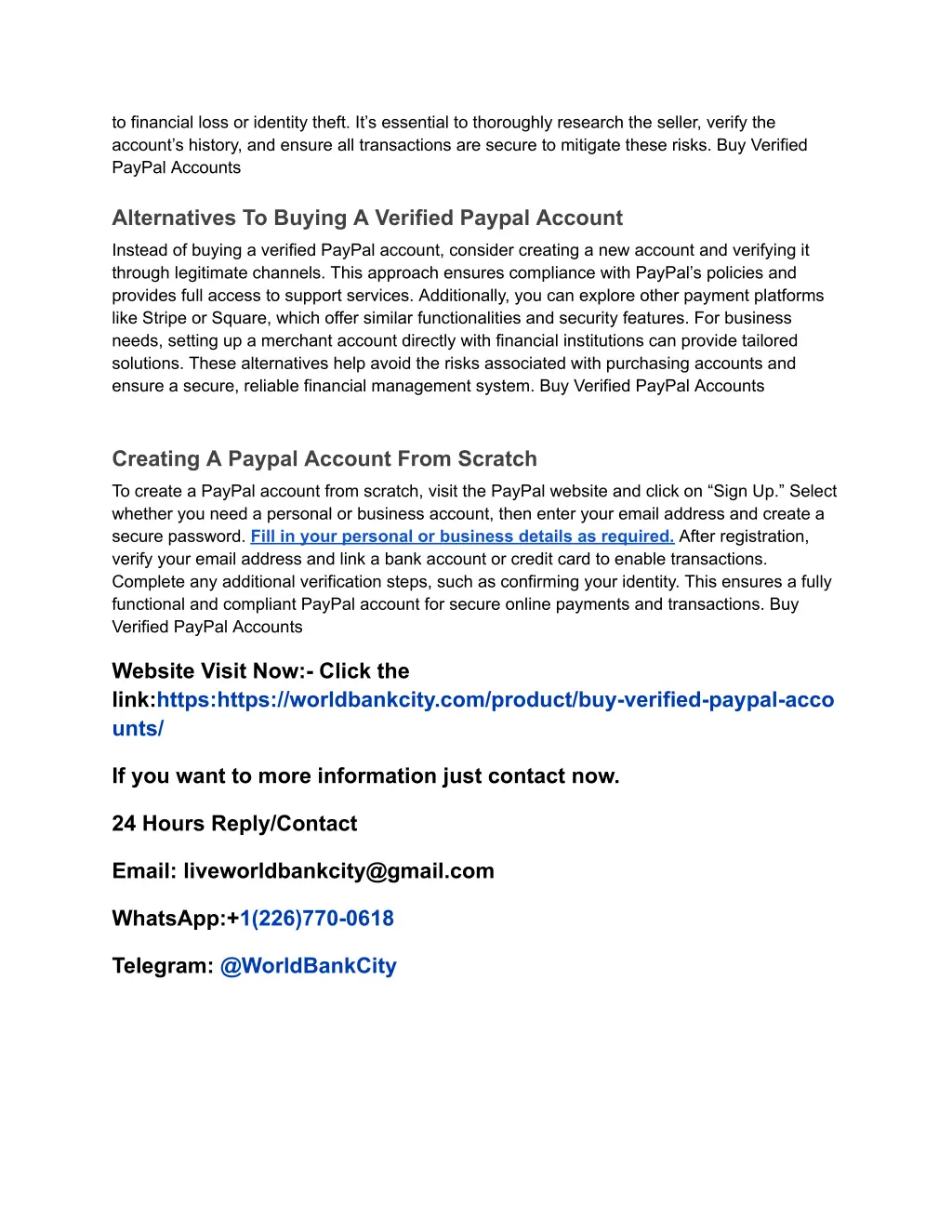 to financial loss or identity theft