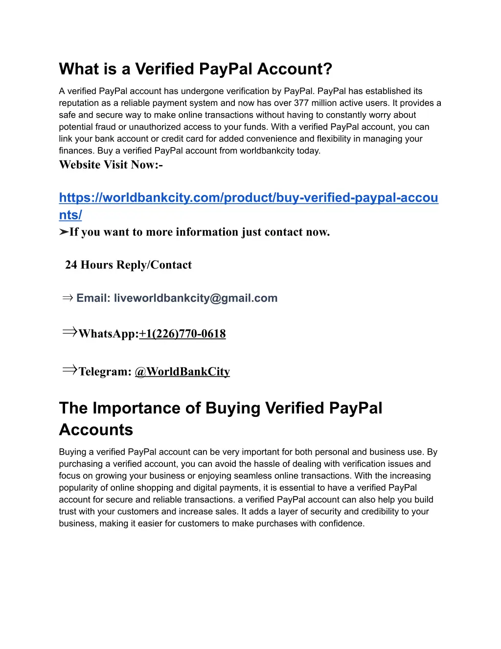 what is a verified paypal account