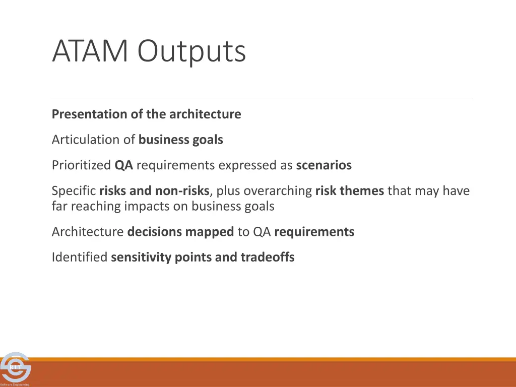 atam outputs