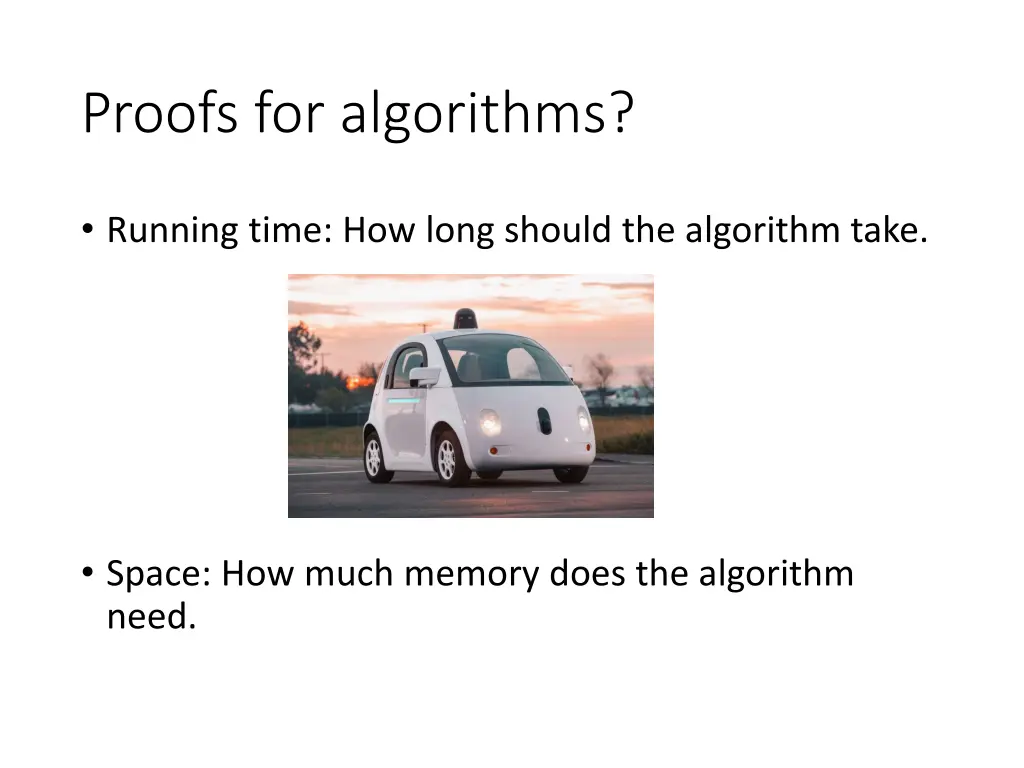 proofs for algorithms 1
