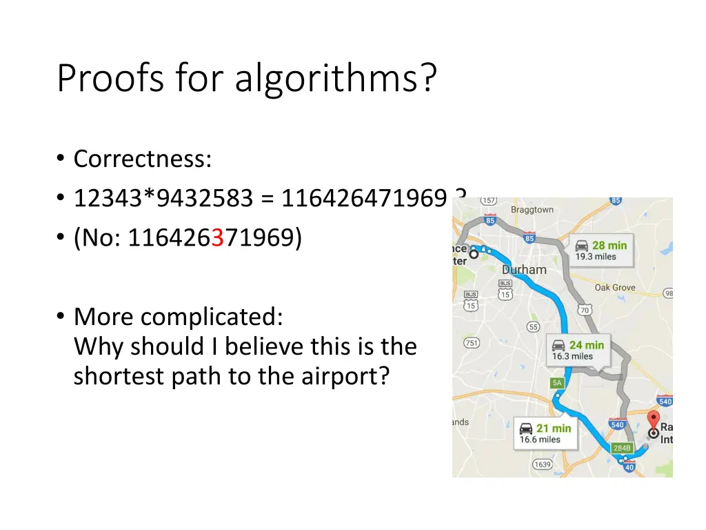 proofs for algorithms